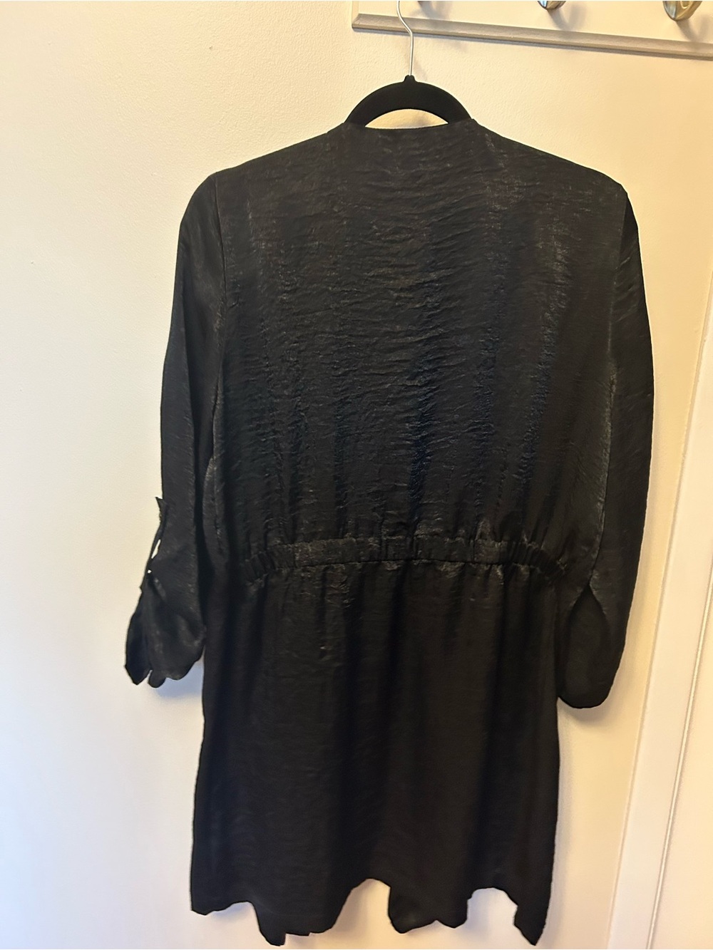 bobeau Satin Waterfall cardigan/ Jacket - Picture 4 of 4